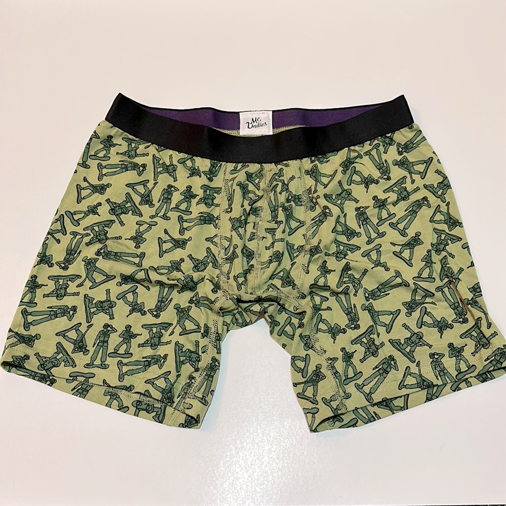 MeUndies Men’s Boxer Briefs Toy Soldier Pattern